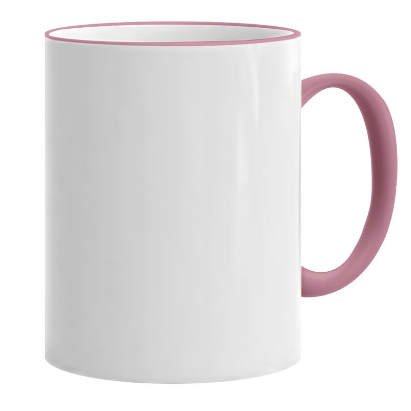 HPN ORCA Premium 11 oz. Color Rim + Handle Sublimation Ceramic Mug - 36 per Case