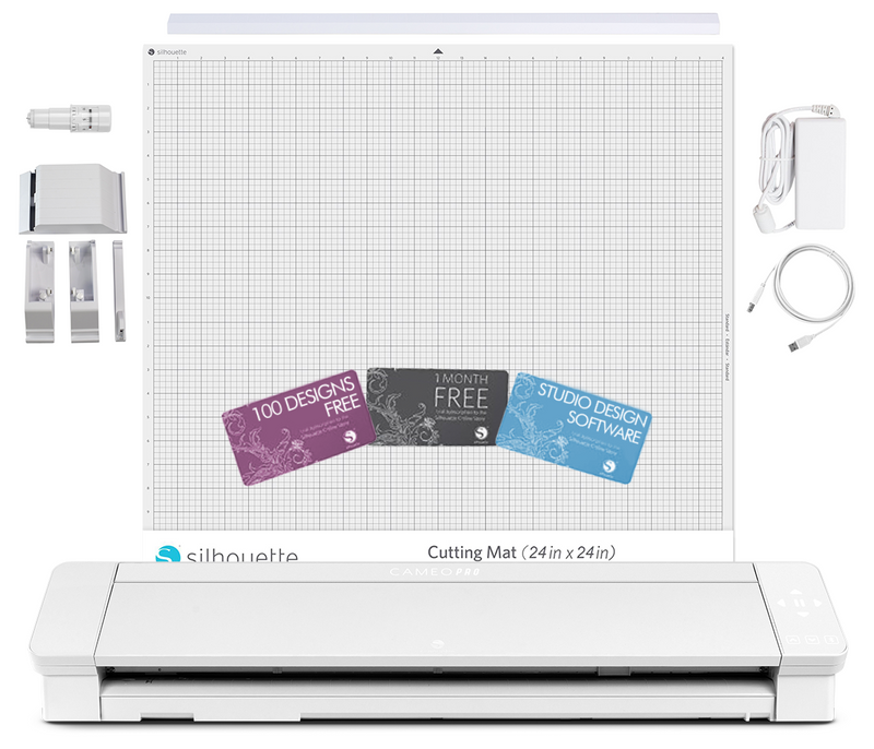Silhouette Cameo 4 Pro 24 Inch Version - 24 Cutting Mat, Power
