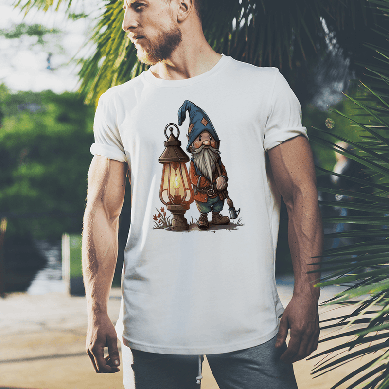 Gnome near Lamp Design