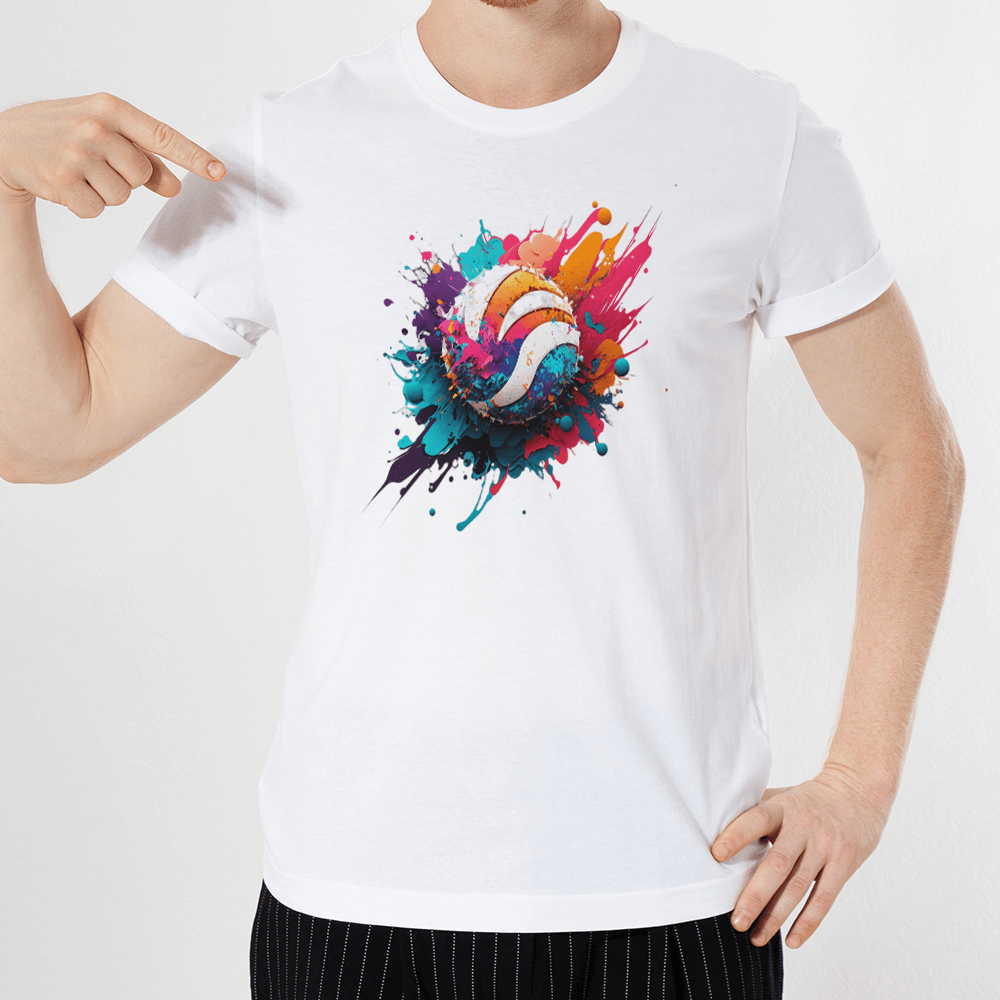 Splatter Volleyball Design - HeatPressNation