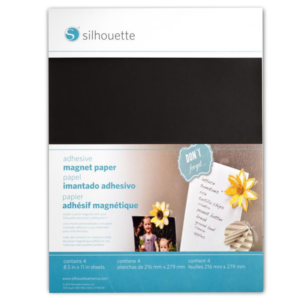 Silhouette Magnet Paper - Adhesive