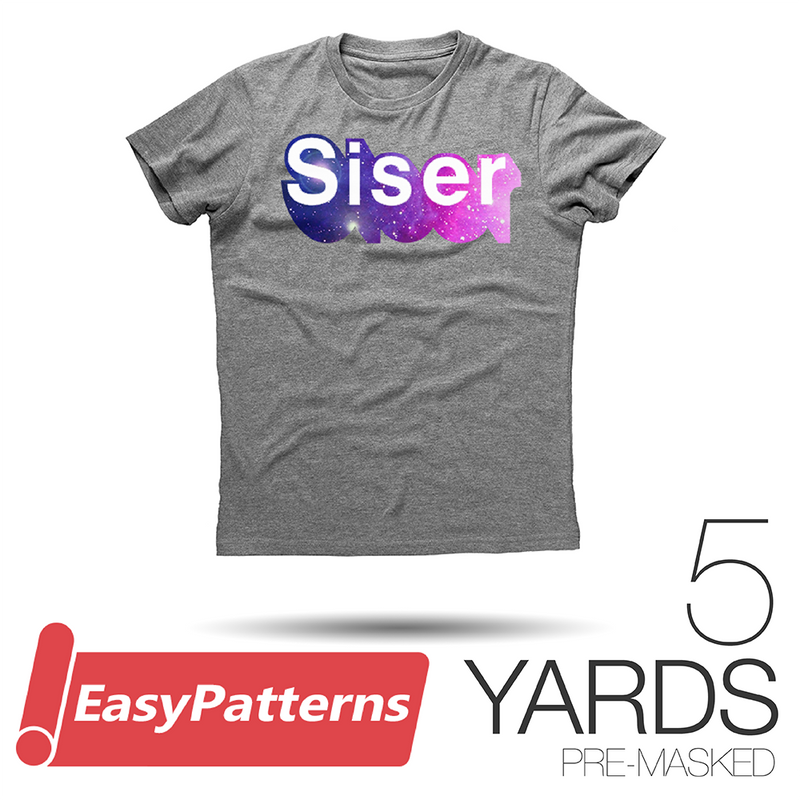 Siser EASYPATTERNS (Pre-Masked Version) Heat Transfer Vinyl - 18" x 5 Yards