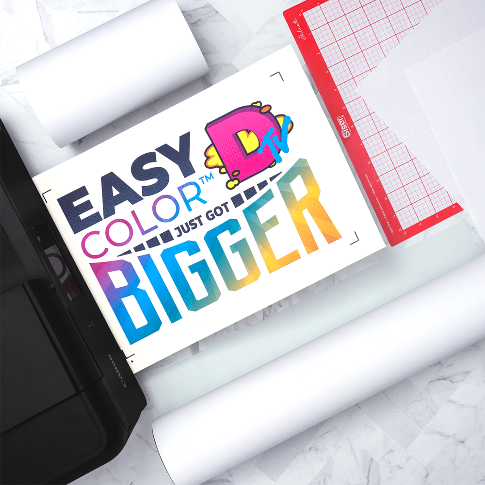 Siser EasyColor™ DTV™ Inkjet Printable Heat Transfer Vinyl Rolls - HeatPressNation