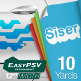 Siser EasyPSV Permanent Adhesive Sticker Vinyl - 12" x 10 Yards - HeatPressNation