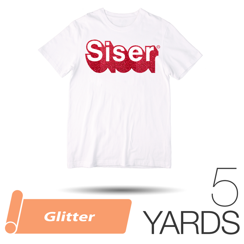 Siser GLITTER Heat Transfer Vinyl - 20 x 5 Yards