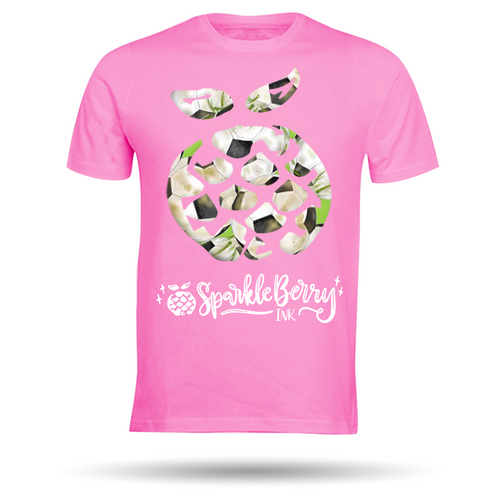 Sparkleberry Ink PATTERNED Heat Transfer Vinyl - Soccer