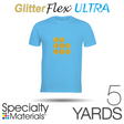 Specialty Materials GLITTERFLEX ULTRA Heat Transfer Vinyl - 19.5" x 5 Yards