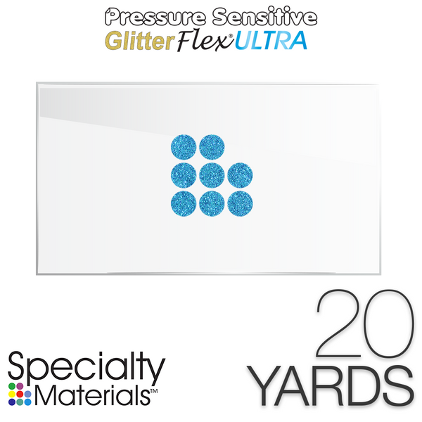 Specialty Materials Pressure Sensitive GlitterFlex Ultra 19" x 20 Yards