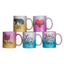 HPN SubliCraft 11 oz. Glitter Gradient Sublimation Ceramic Mug - 12 per case