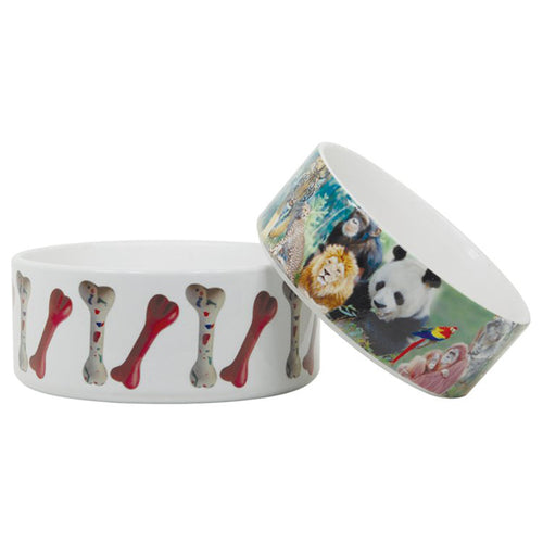 Sublimation Ceramic Dog Bowl - 24 Per Case