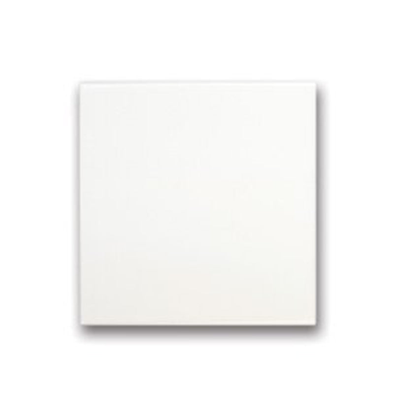 HPN SubliCraft 6" x 6" White Gloss Sublimation Ceramic Tile - 36 per Case