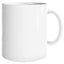 HPN SubliCraft 11 oz. Dolphin Coated Sublimation Ceramic Mug - 36 per Case