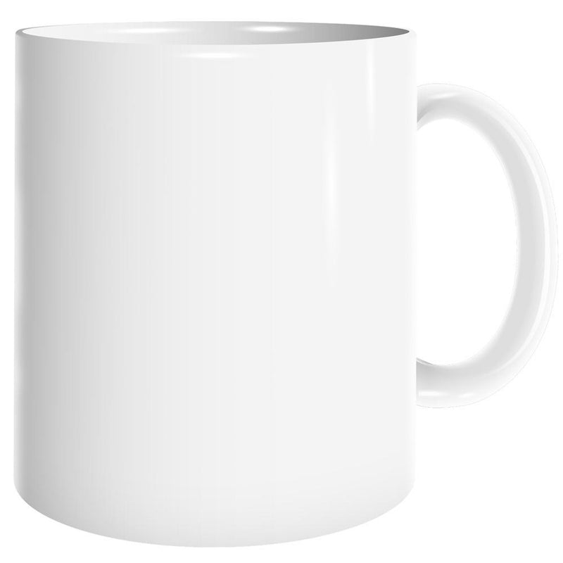 11 oz. White Ceramic Coffee Mug – Made in the USA