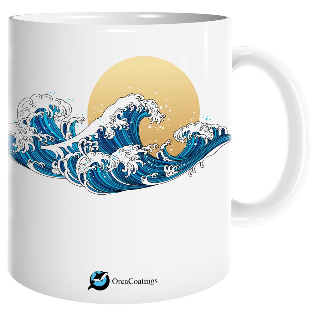 Orca Mug / Orca Illustration / Killer Whales Mug / Oceanlife 