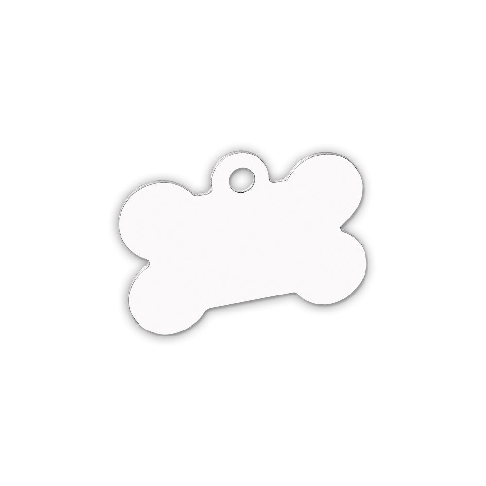 Unisub 1.5 x 1 Dog Bone Sublimation Aluminum Pet Tag