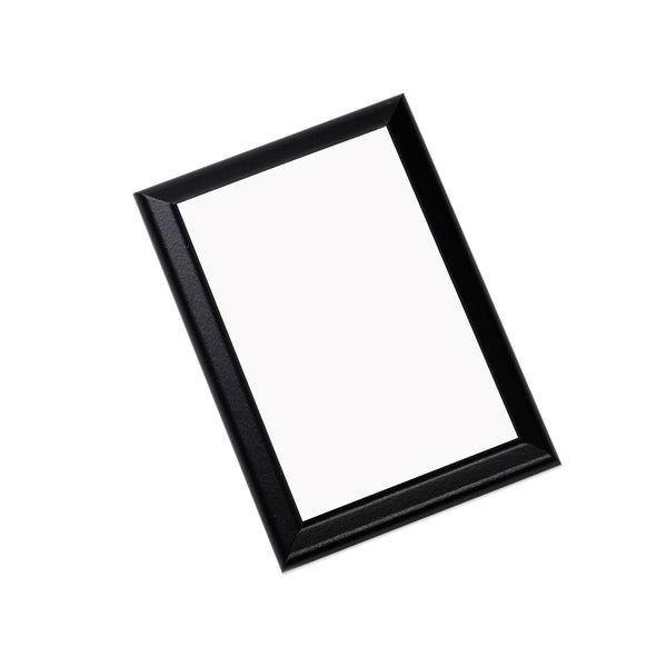 Unisub Sublimation Blank Plaque : Black Ogee Edge : 7" x 9" - 5 Pack