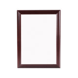 Unisub 7" x 9" Cherry Sublimation MDF Plaque with Ogee Edge - HeatPressNation
