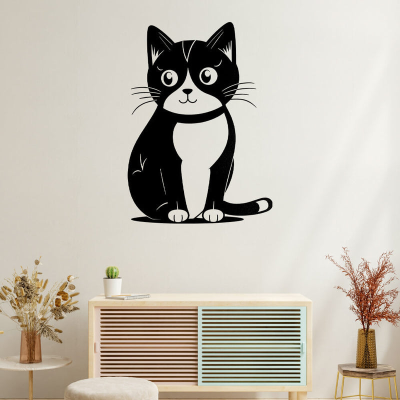 Viewing Cat Vector Design